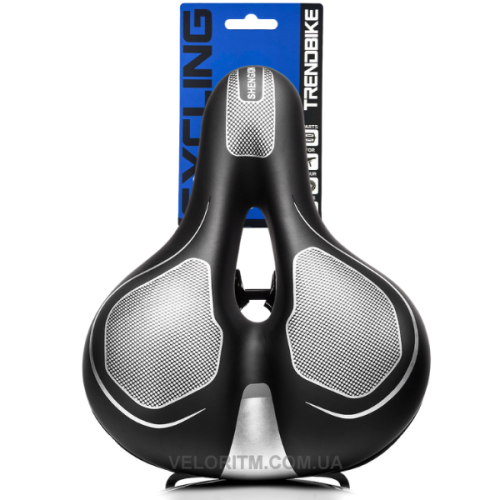 Comprar Sillin TRENDBIKE «Mini-Cuadros» con hendidura y muelles (240x195mm)