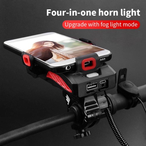 Comprar Luz delantera USB «Con soporte de smartphone» giratorio