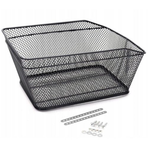 Comprar Cesta trasera «VZ-260-2» con fijacion (40x30x17 cm), metal, negro