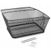 Comprar Cesta trasera «VZ-260-2» con fijacion (40x30x17 cm), metal, negro