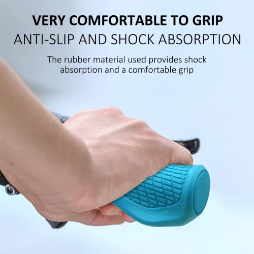 Comprar Punos «Goma suave» grandes, con abrazadera, 132mm, azul