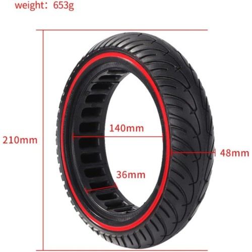 Comprar Rueda Maciza «Tira roja» (8.5 x 2.0)