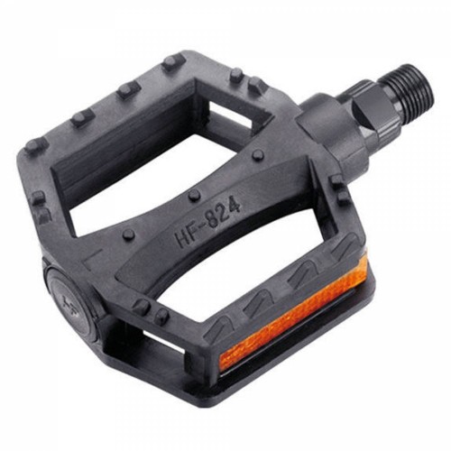Comprar Pedales Krayton infantil plastico negro - Rod. bolas - 9/16 - 100x80mm
