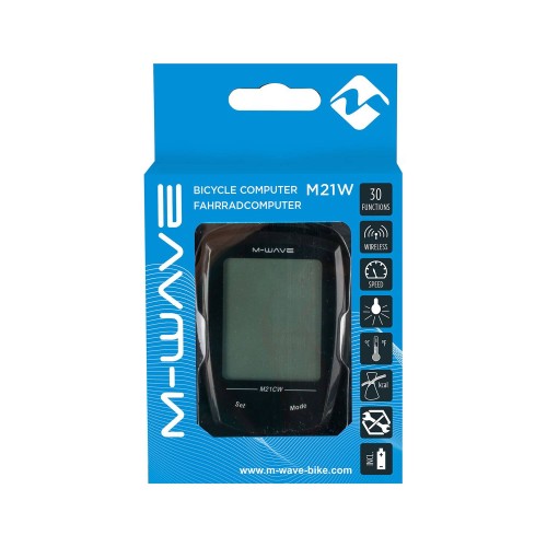 Comprar Ciclocomputador «M-WAVE» 21 funciones, sin cable