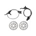 Comprar Kit freno disco hidraulico CLARKS Clout-1 (frenos+manetas+discos+cables)
