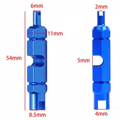 Comprar Llave Krayton de extraccion obus de la valvula de doble cabezal - 3 funciones