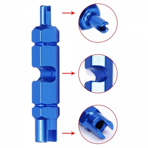 Comprar Llave Krayton de extraccion obus de la valvula de doble cabezal - 3 funciones