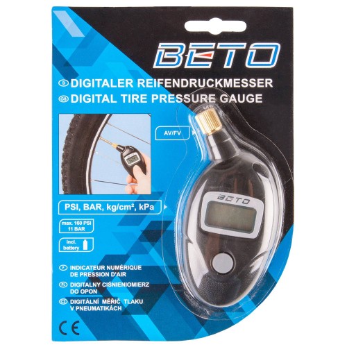 Comprar Medidor de presion Beto - Valvula fina/gorda - 160psi / 11bar