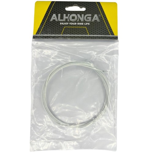 Comprar Cable freno «ALHONGA» acero inoxidable + teflon, 180cm, blanco