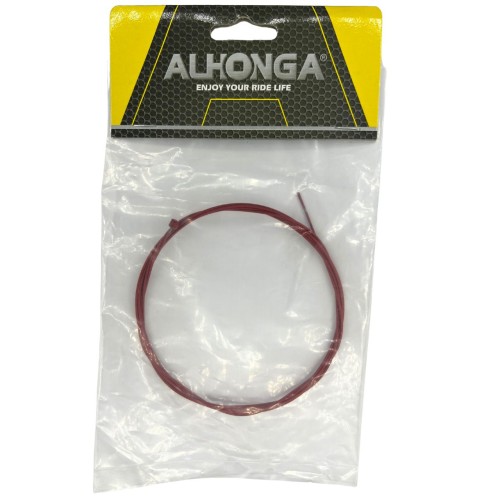 Comprar Cable cambio «ALHONGA» acero inoxidable + teflon, 180cm, rojo