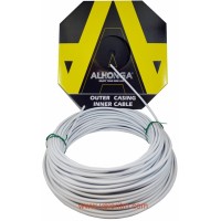 Camisa cable «ALHONGA» 5mm x 30m, blanco