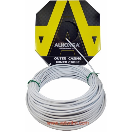 Comprar Camisa cable «ALHONGA» 5mm x 30m, blanco