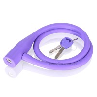 Candado 12х800mm «Silicona» con llave, purpura