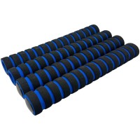Punos «Espuma larga», juego de 4 piezas, 210mm, azul-negro
