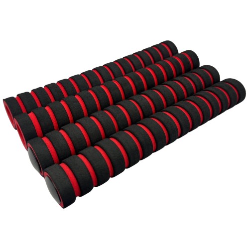 Comprar Punos «Espuma larga», juego de 4 piezas, 210mm, rojo-negro
