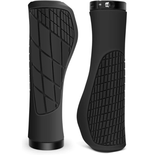 Comprar Punos «Goma suave» grandes, con abrazadera, 132mm, negro