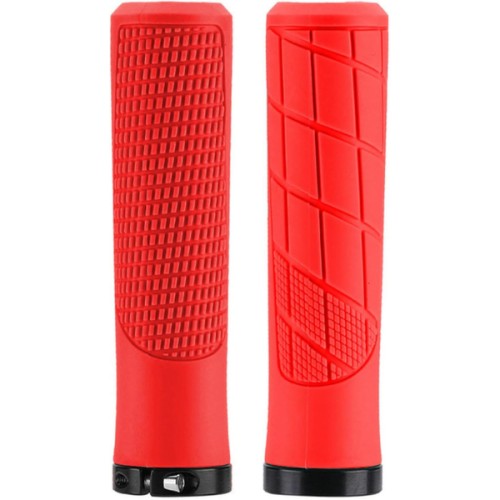 Comprar Punos «Goma suave» con abrazadera, 135mm, rojo