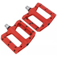 Pedales MTB «S43-19B», plastico, antideslizante, rojo