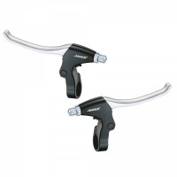 Manetas de freno Artek V-Brake de plastico/aluminio - 4 dedos - silver