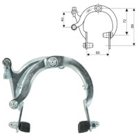 Comprar Juego de frenos de pinza de acero WAG V-brake, 2 piezas, 72/99 mm (Delantero + Trasero)