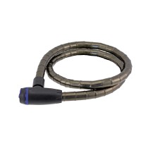 Candado cable reforzado WAG PITONE 20 x 1200 mm - negro