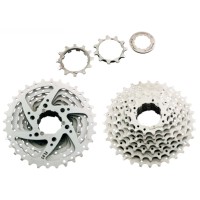 Cassette SunRace M66 - 8 velocidades 12/32T, plata, SH11