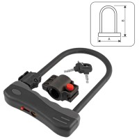 Candado U-LOCK WAG 12 x (longitud 165 mm, altura 320 mm) - large, con llave y fijacion