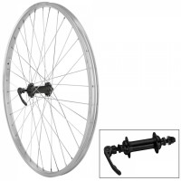 Rueda delantera 26'' Krayton D.SS2 - 36H plata - A10F 9x100 V-Brake steel negro QR