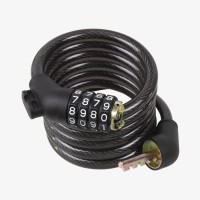 Candado cable espiral CAIMAN 10 x 1800mm, con combinacion y fijacion