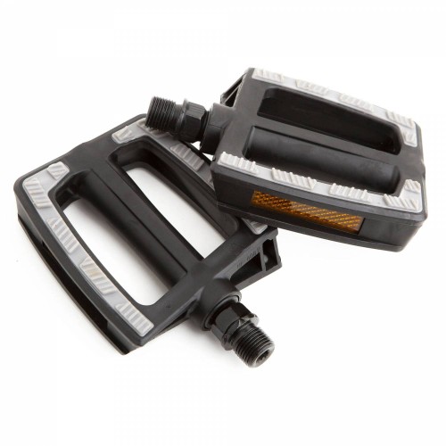 Comprar Pedales Krayton City plastico con TPR incrustada - Rod. DU - 9/16 - 100x81mm