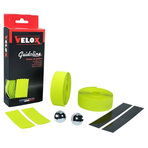 Comprar Cintas de manillar Guidoline VELOX Maxi Cork - EVA verde lima