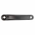 Comprar Biela izquierda cuadradillo steel negra recubierta de plastico - 170mm.