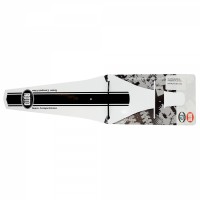 Comprar Guardabarros trasero ROTO (ITALY) de fijacion al sillin «dibujo lineas», blanco