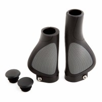 Comprar Punos MTB/City Krayton ergonomicos - 130 y 95 mm, negro-gris