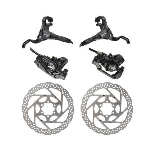 Comprar Kit freno disco hidraulico CLARKS Clout-1 (frenos+manetas+discos+cables)