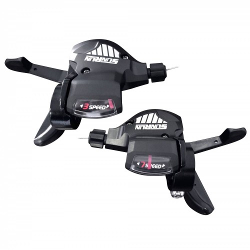 Comprar Mandos de cambio SunRun KD-34 con visor - 3 x 7 velocidades (Izquierda + Derecha)
