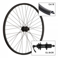 Rueda trasera 27,5'' Krayton - 36H - B43R 9x135 Disco 6T alum. SHI 8/9/10v