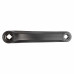 Comprar Biela izquierda cuadradillo steel negra recubierta de plastico - 170mm.
