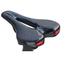 Sillin TRENDBIKE MTB con luz trasera doble - 250x150x75mm