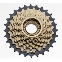 Pinon - 7 velocidades 14/28T (compatible Shimano), dorado