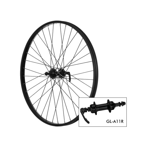 Comprar Rueda trasera 700C Krayton - 36H negro - RAD negro - A11R 9x135 V-Brake steel negr rosca