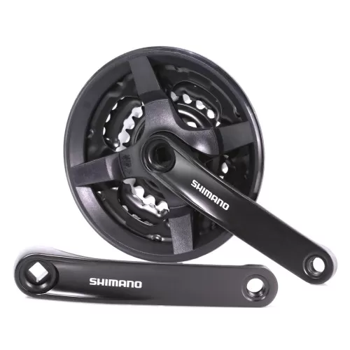 Comprar Plato triple SHIMANO TY301 - 42/34/24D, 150mm, negro (OEM)