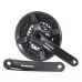 Comprar Plato triple SHIMANO TY301 - 42/34/24D, 150mm, negro (OEM)