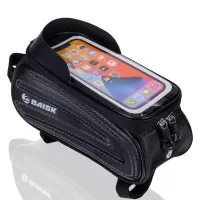 Bolsa BAISK al tubo superior «Rigido con visera» para movil 6,0-6,5', negro