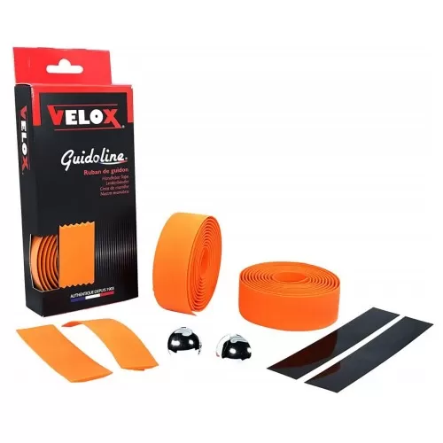 Comprar Cintas de manillar Guidoline VELOX Maxi Cork - EVA naranja
