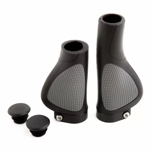 Comprar Punos MTB/City Krayton ergonomicos - 130 y 95 mm, negro-gris